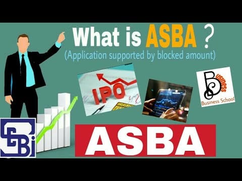 Application Supported by Blocked Amount System (ASBA)