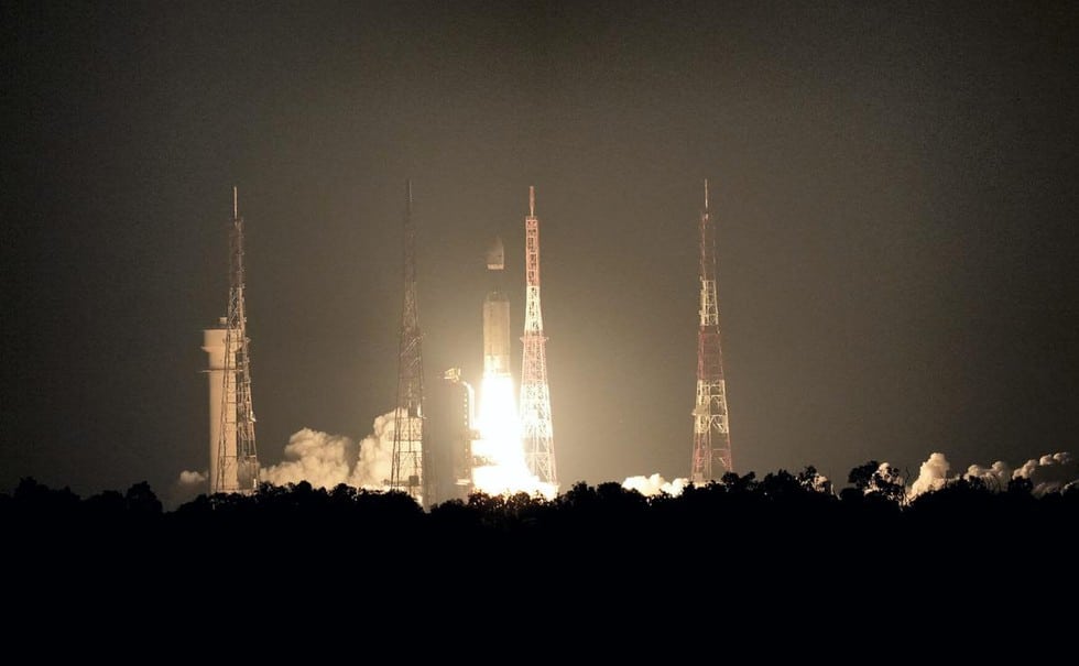 Indian Space Research Organisation (ISRO)'s heaviest rocket LVM3-M2