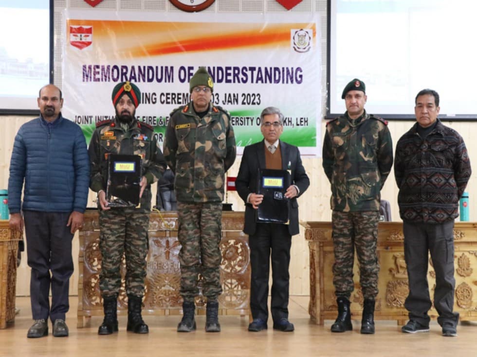 MoU signed between Leh Sub Area and Looms of Ladakh Co-operative Ltd.