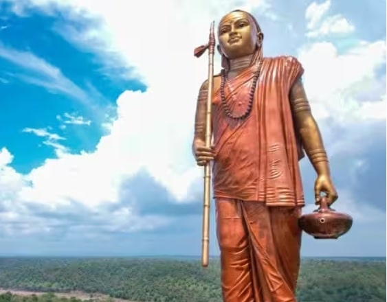 Adi Shankaracharya statue at Omkareshwar