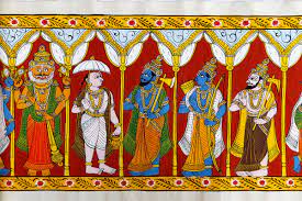 Cheriyal scroll painting