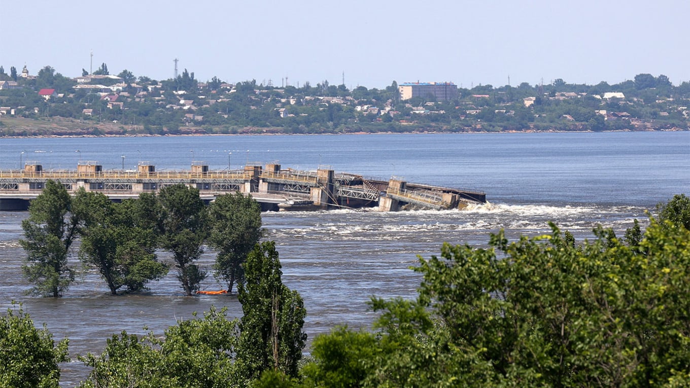 Kakhovka Dam in Ukraine