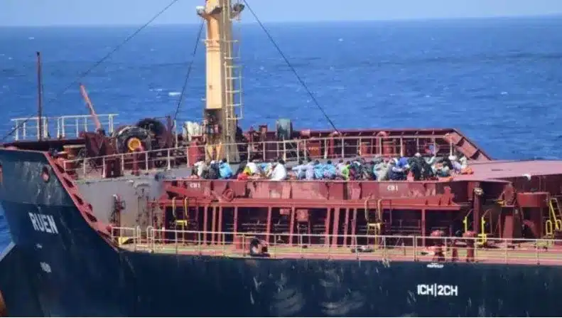 Navy rescues 17 crew from hijacked ship