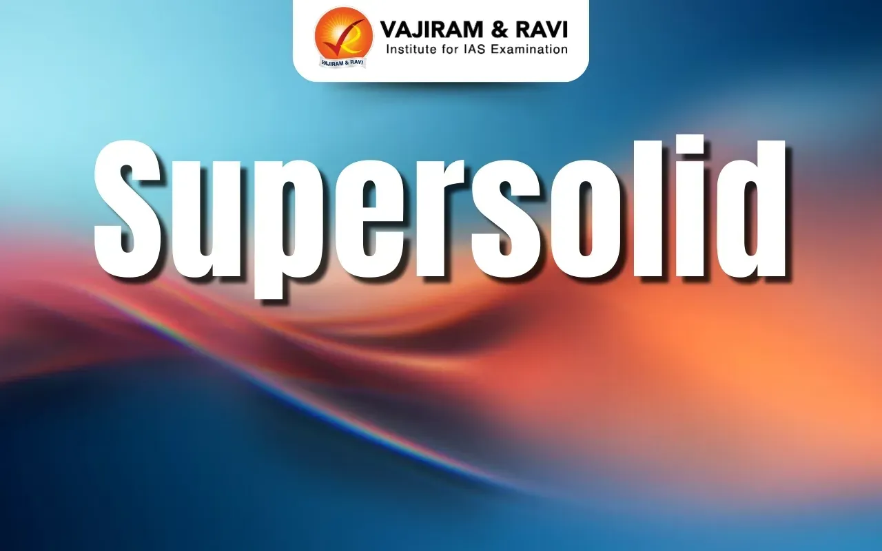 Supersolid