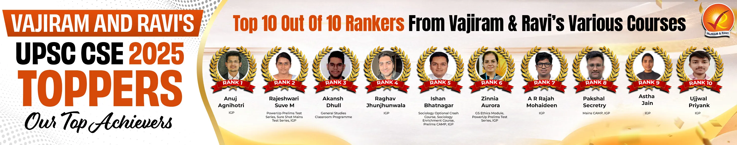 IAS Toppers