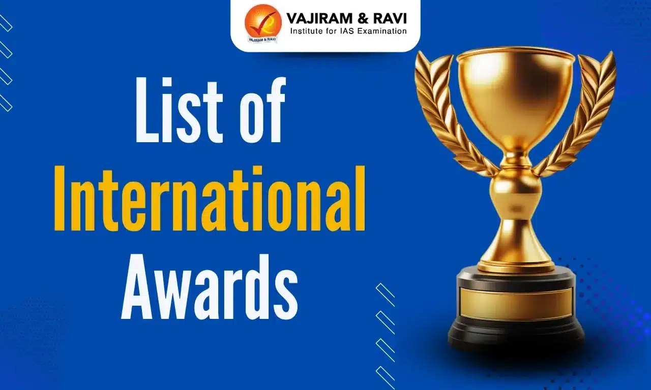 International Awards List 2025
