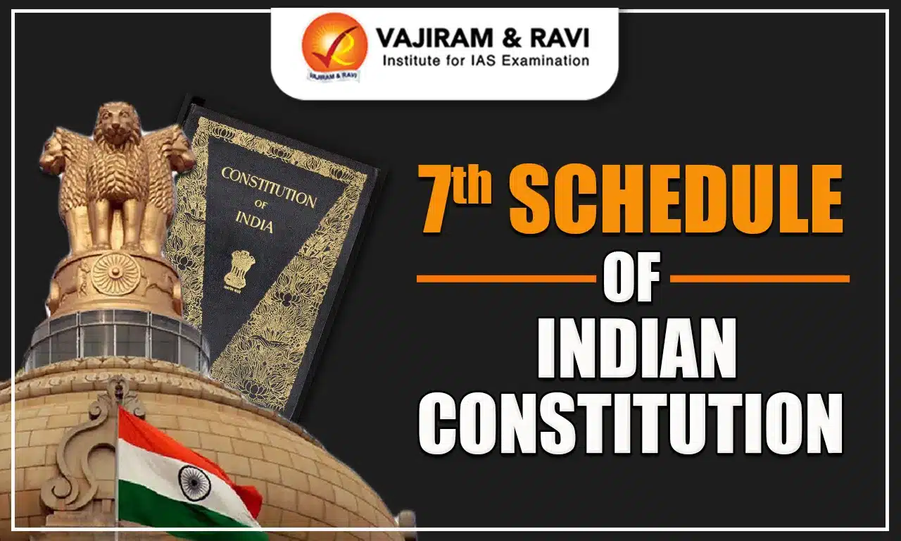 7th Schedule of Indian Constitution