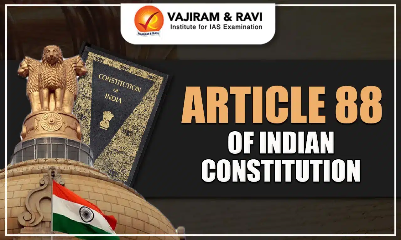 Article 88 of Indian Constitution