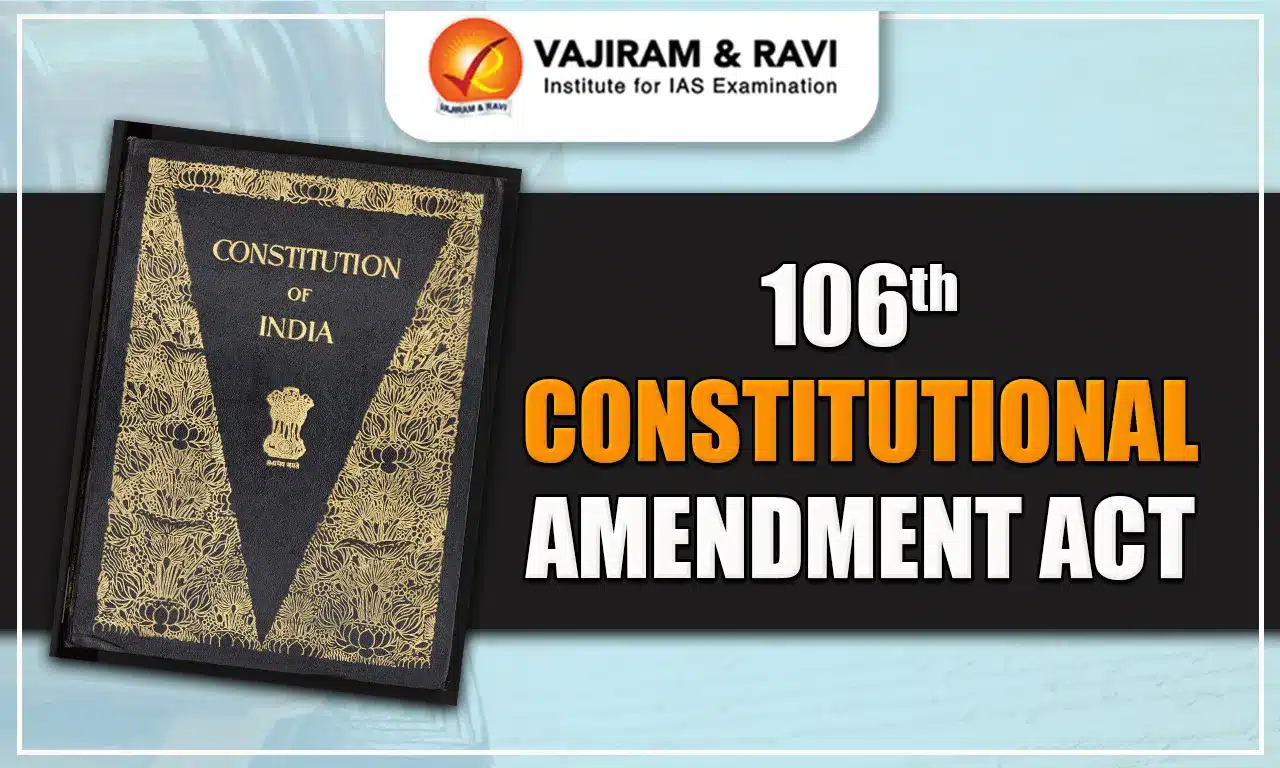 106th Constitutional Amendment Act