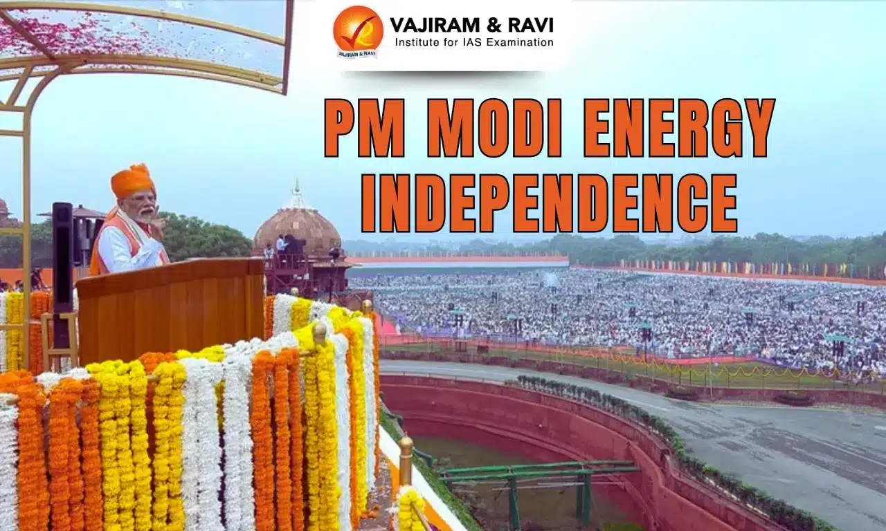 PM Modi Energy Independence