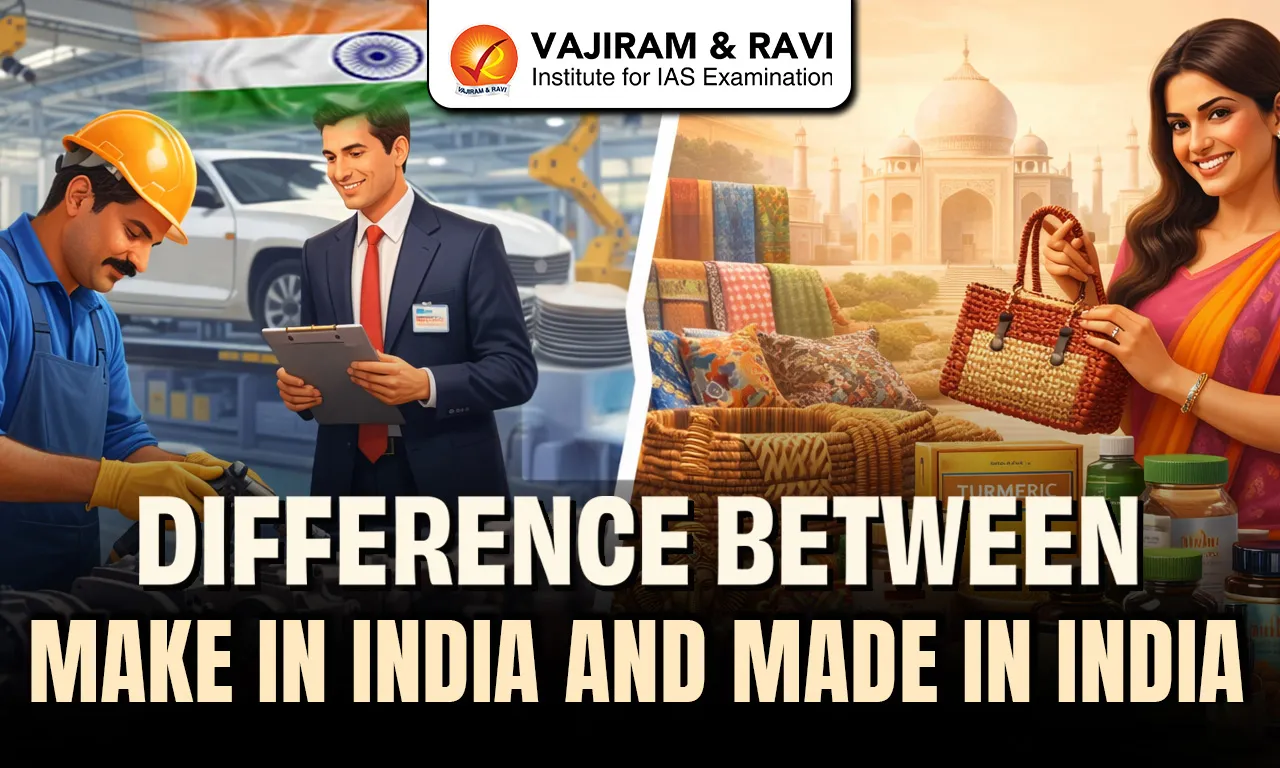 Difference Between Make in India and Made in India