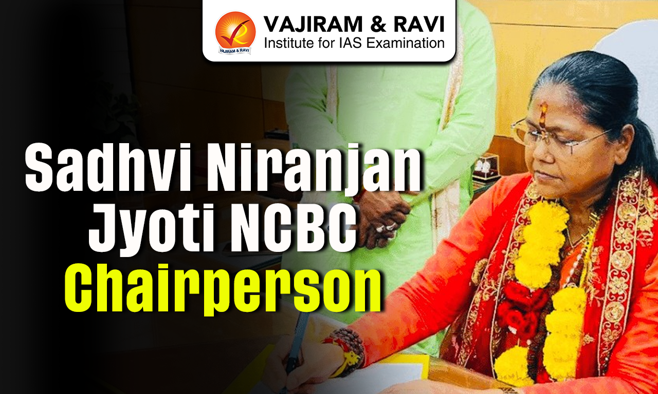sadhvi niranjan jyoti ncbc chairperson