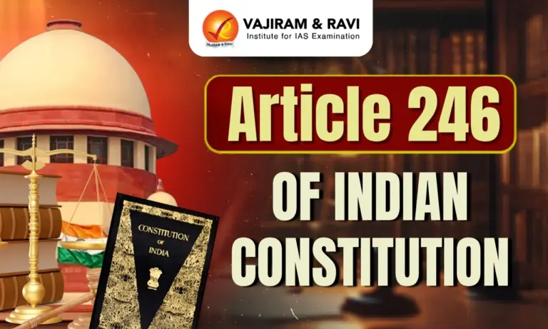 Article 246 of the Indian Constitution