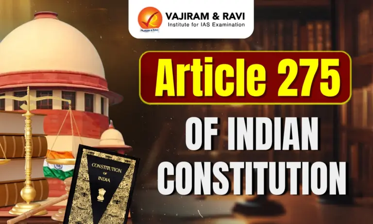 Article 275 of the Indian Constitution