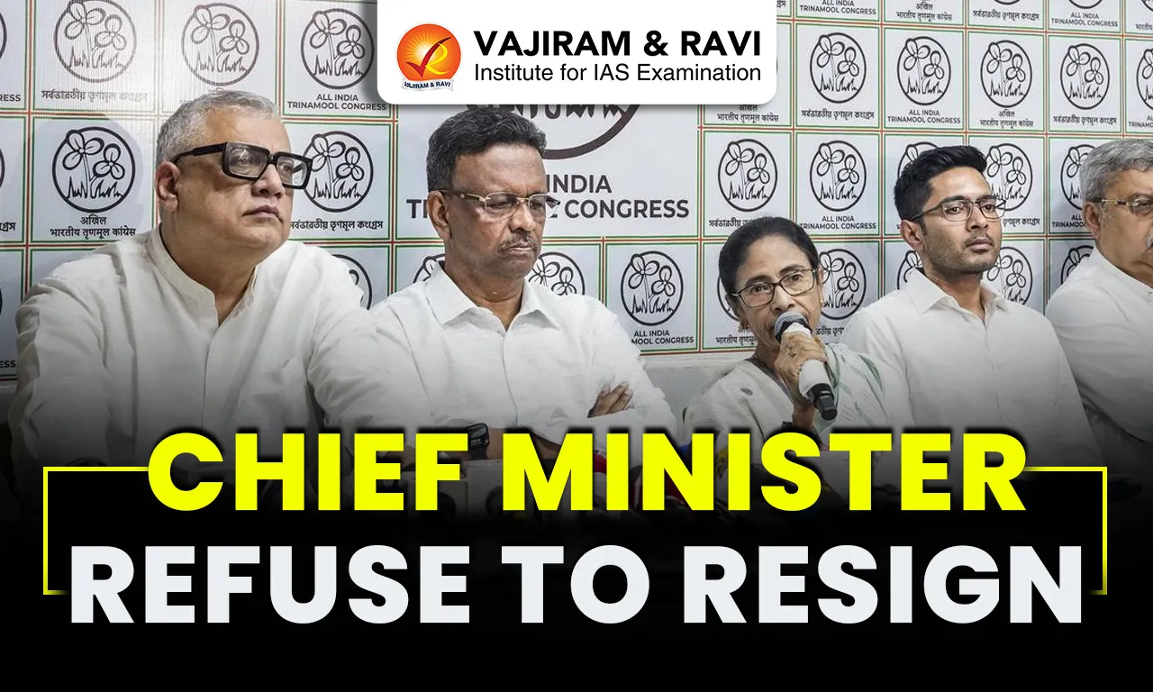 Chief Minister Refuse to Resign