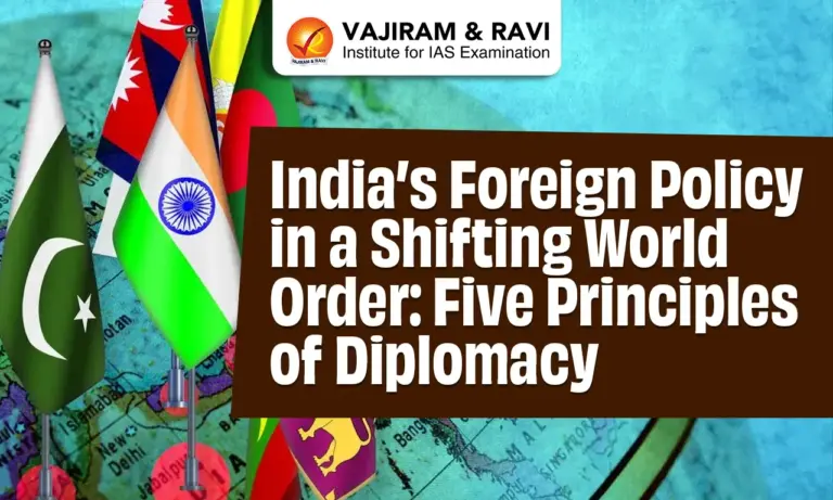 India’s Foreign Policy in a Shifting World Order: Five Principles of Diplomacy