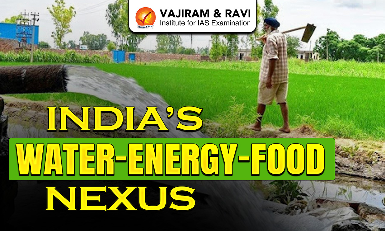 India’s Water-Energy-Food Nexus