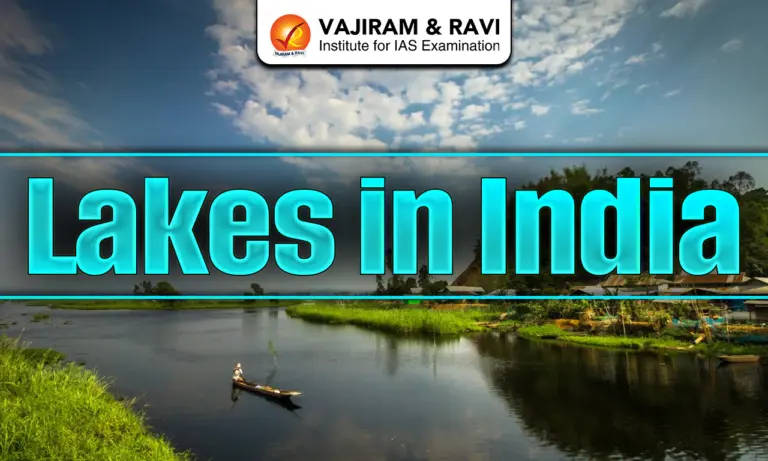 Lakes in India