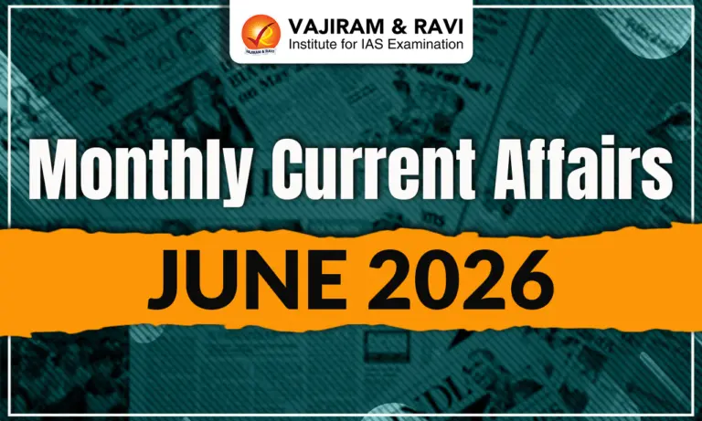 Monthly Current Affairs June 2026