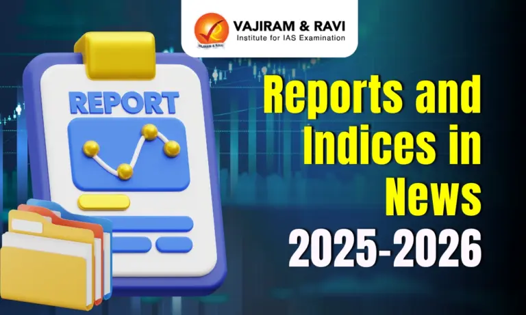 Reports and Indices in News 2025-2026
