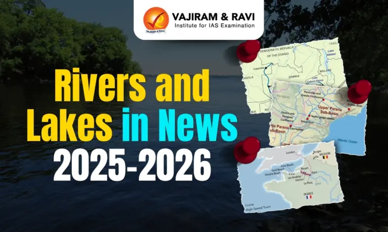 Rivers and Lakes in News 2025-2026