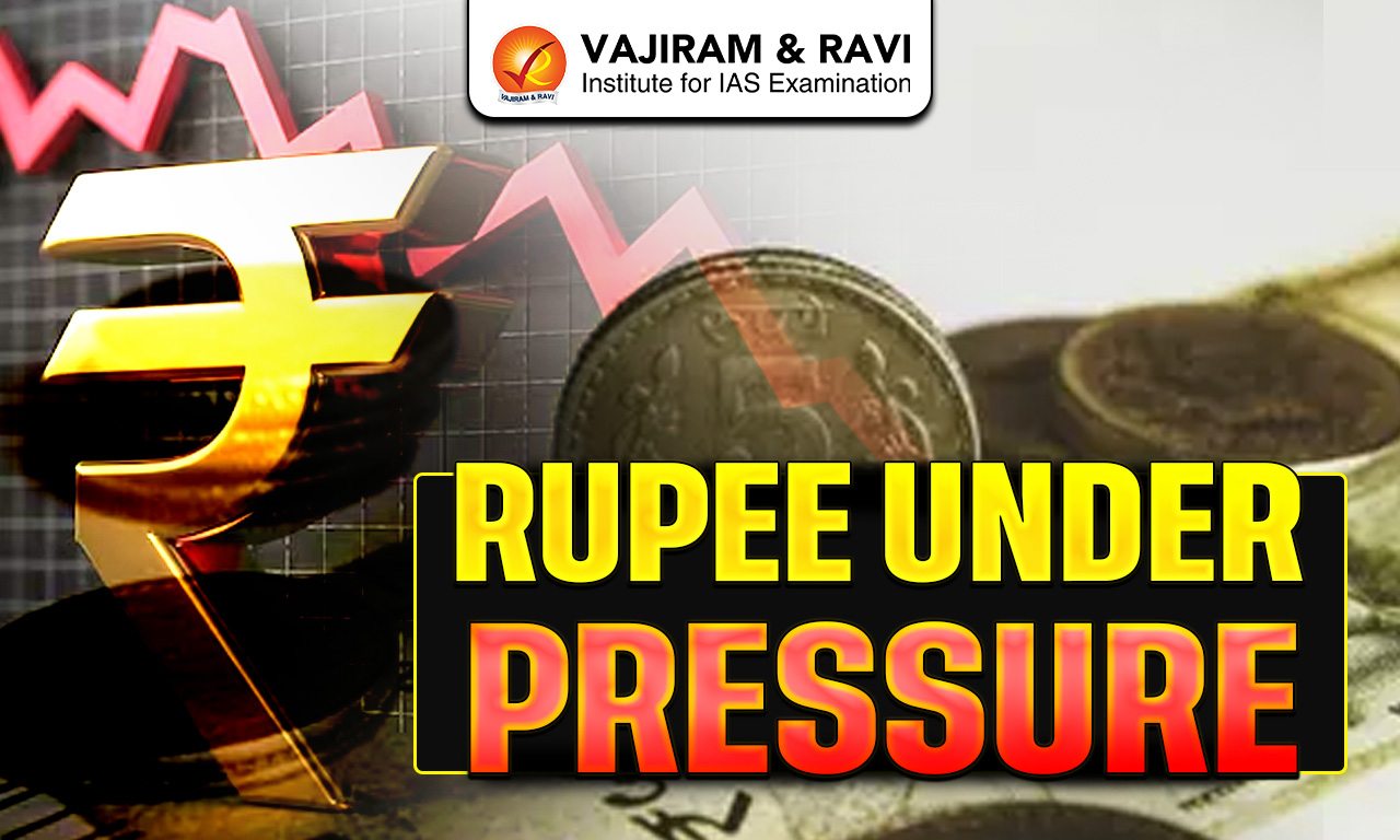 Rupee under pressure