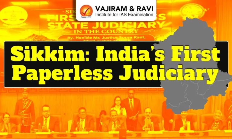 Sikkim Becomes India’s First Paperless Judiciary
