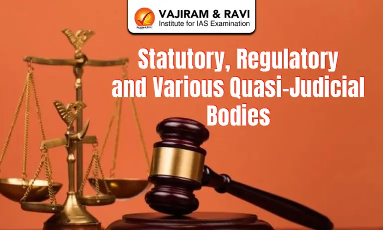 Statutory, Regulatory and Various Quasi-Judicial Bodies