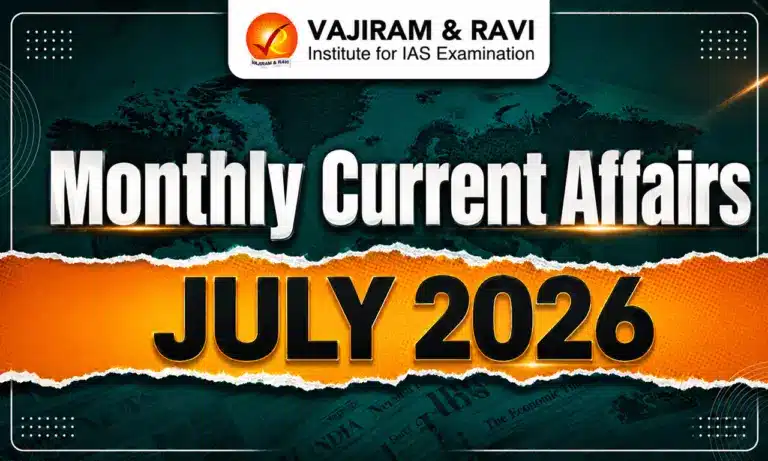 Monthly Current Affairs July 2026