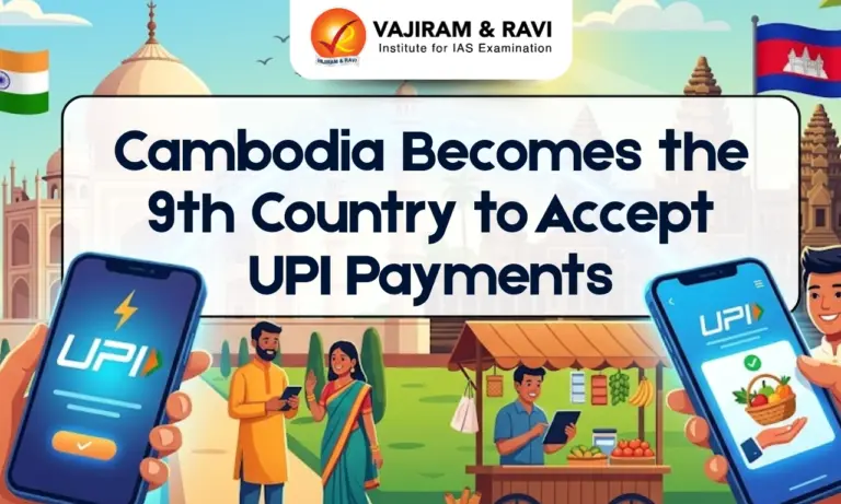 Cambodia Becomes the 9th Country to Accept UPI Payments