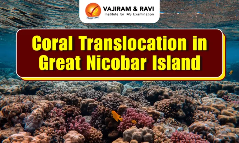 Coral Translocation in Great Nicobar Island