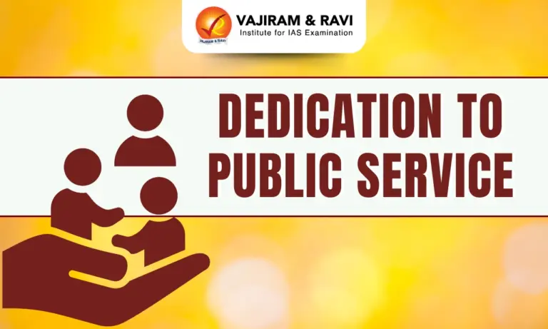 Dedication to Public Service