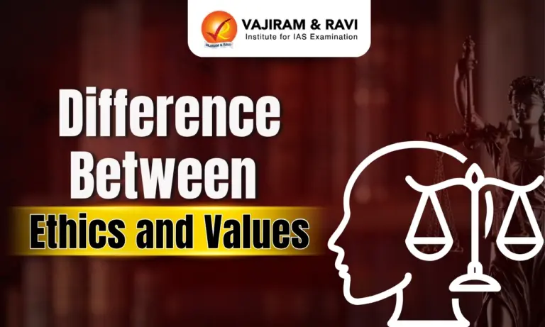 Difference between Ethics and Values