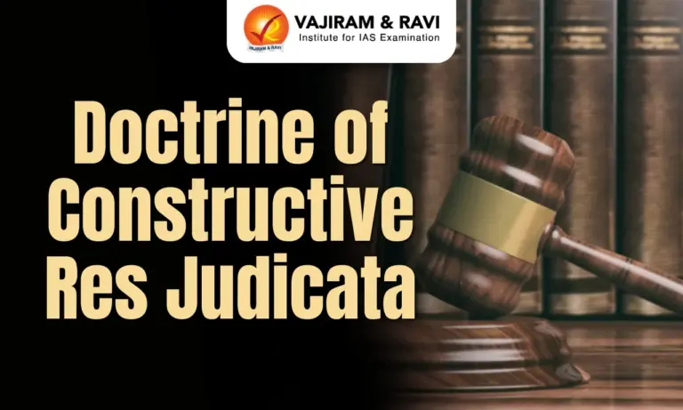Doctrine of Constructive Res Judicata