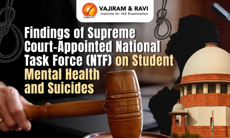 Findings of Supreme Court-Appointed National Task Force (NTF) on Student Mental Health and Suicides