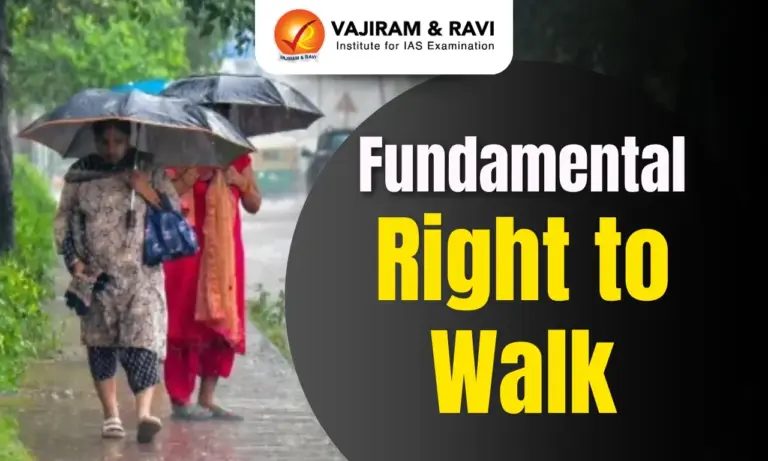 Fundamental Right to Walk