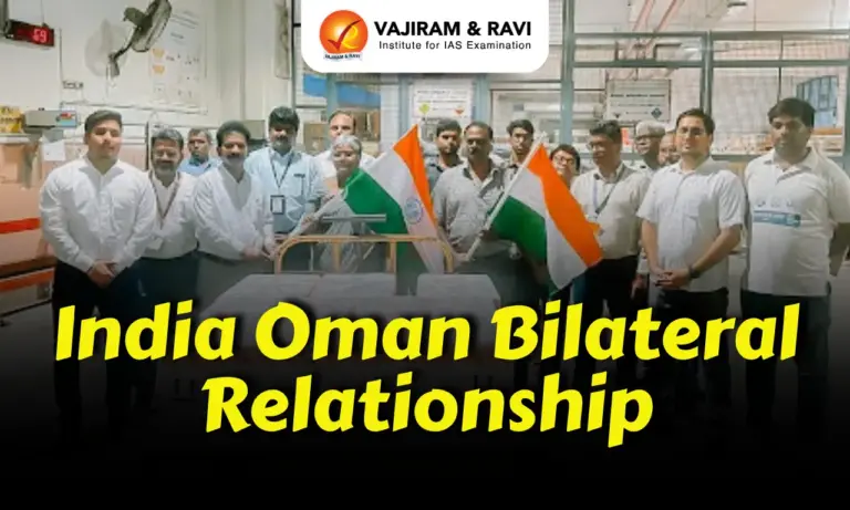 India Oman Bilateral Relationship