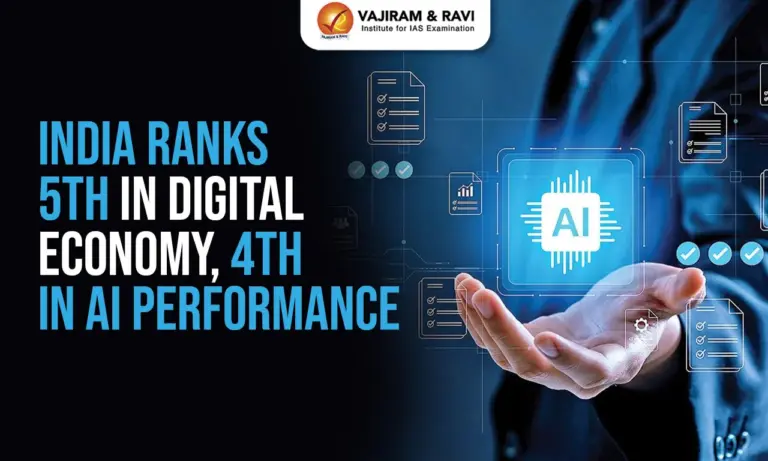 India Ranks 5th in Digital Economy, 4th in AI Performance