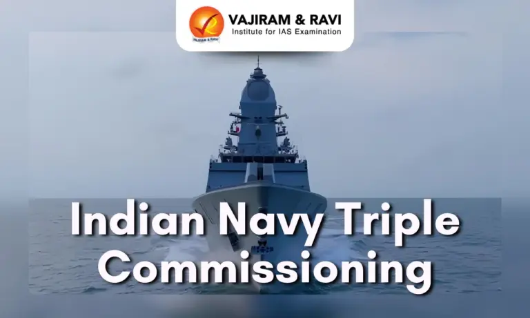 Indian Navy Triple Commissioning