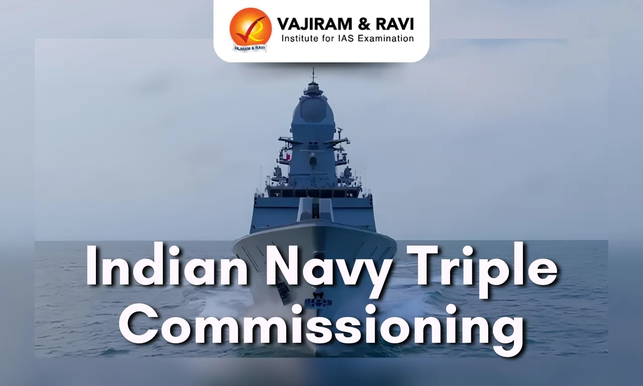Indian Navy Triple Commissioning