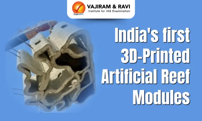 India's first 3D-Printed Artificial Reef Modules