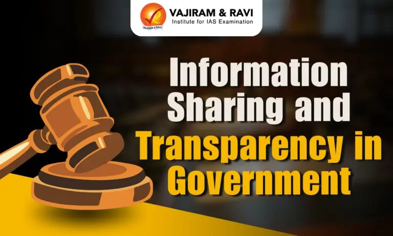 Information Sharing and Transparency in Government