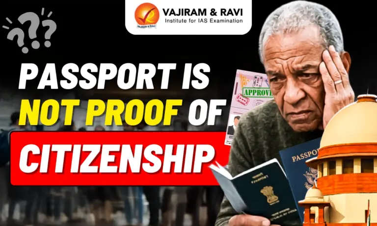 Passport is not Proof of Citizenship
