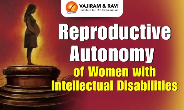 Reproductive Autonomy of Women with Intellectual Disabilities