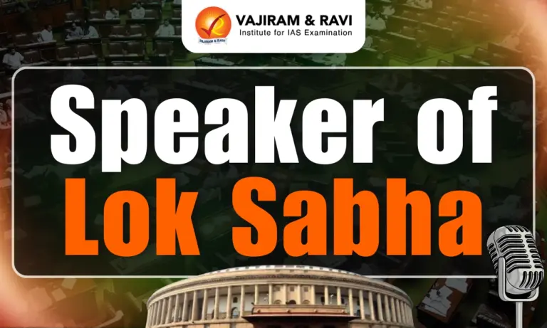 Speaker of Lok Sabha
