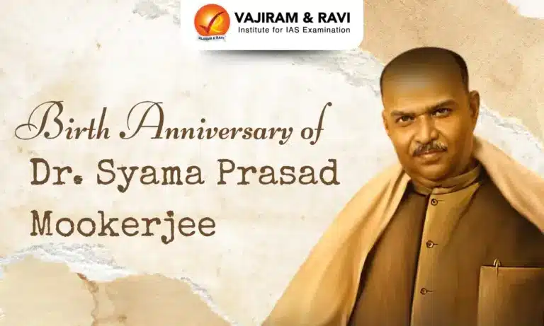 Birth Anniversary of Dr. Syama Prasad Mookerjee