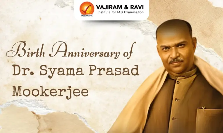 Birth Anniversary of Dr. Syama Prasad Mookerjee