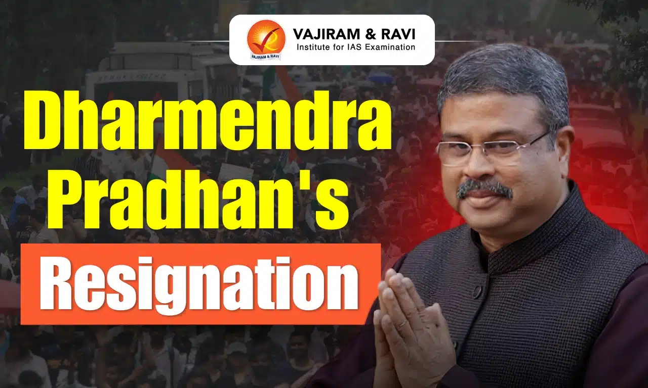 Dharmendra Pradhan’s Resignation