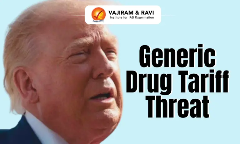 Generic Drug Tariff Threat