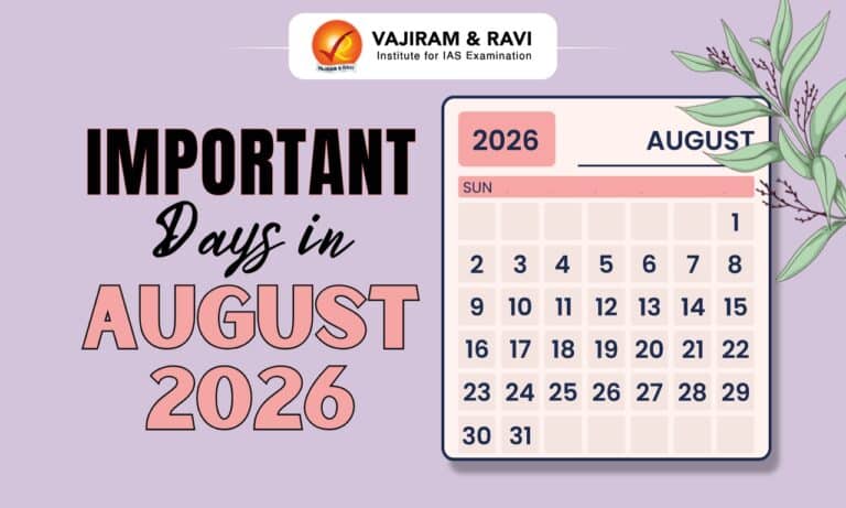 Important Days in August 2026